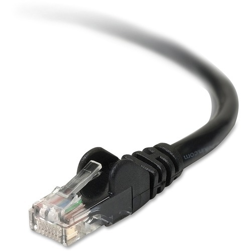 Computer Cable; Cable Type: Computer Cable ; Connection Type: Two RJ45 Male; Hardware in 100 Base-T and Gigabit Ethernet Networks ; Overall Length: 5.00 ; Gender: Male ; Color: Black ; Gauge: 24